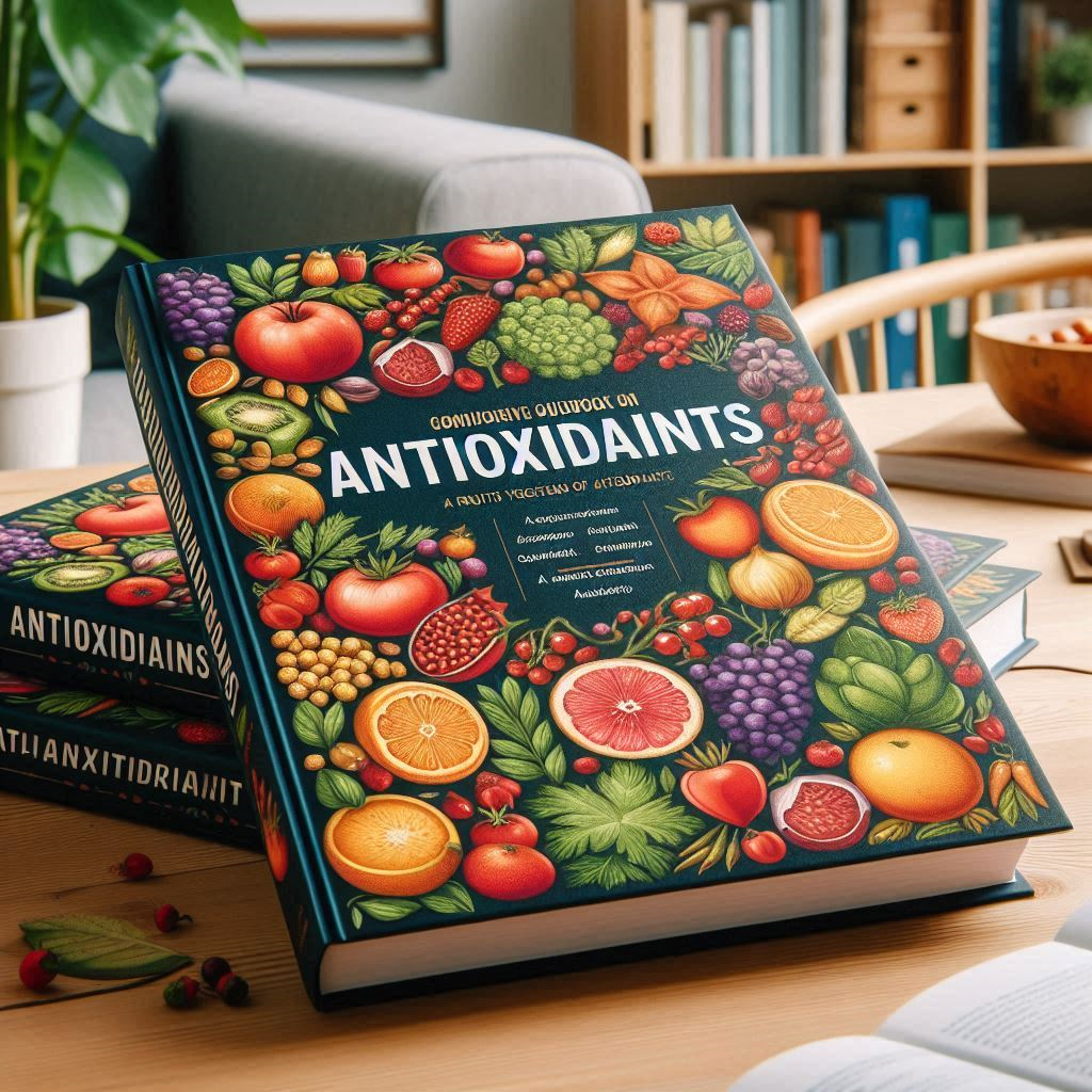 hardcover book about antioxidants