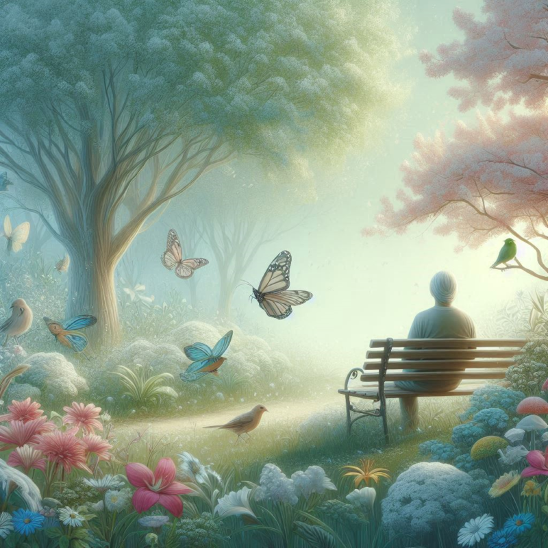 A person sitting calmly on a rock overlooking a vast, tranquil ocean, symbolizing resilience and finding peace in solitude.